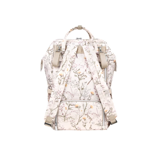 Wickelrucksack Siena Luxe Secret Garden Beige - KikkaBoo 31108020119KB