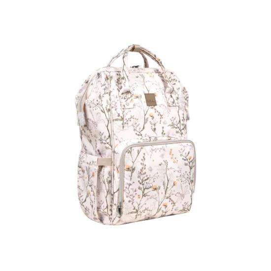Wickelrucksack Siena Luxe Secret Garden Beige - KikkaBoo 31108020119KB