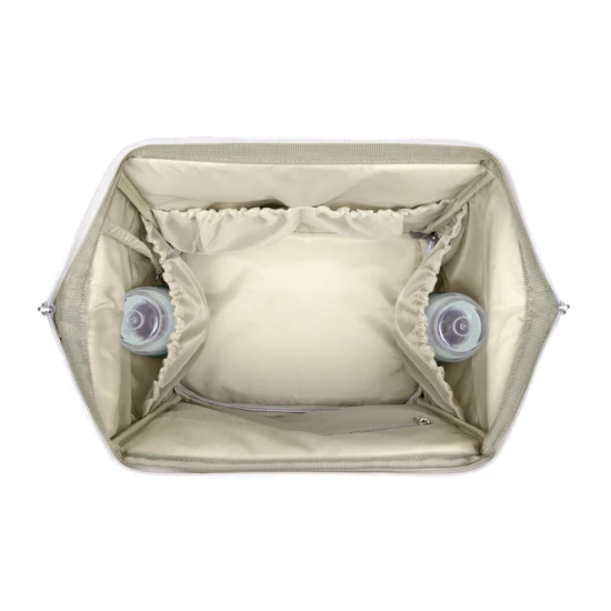 Wickelrucksack Siena Luxe Secret Garden Beige - KikkaBoo 31108020119KB