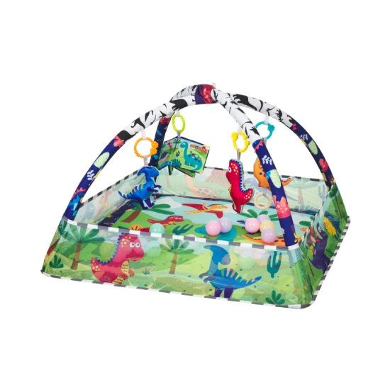 Spieldecke mit Spielbogen und Bällen Dino Forest - KikkaBoo 31201010405KB
