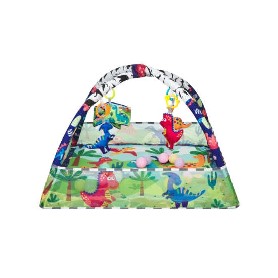 Spieldecke mit Spielbogen und Bällen Dino Forest - KikkaBoo 31201010405KB