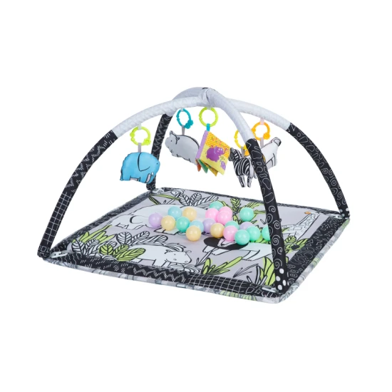 Spieldecke mit Spielbogen und Bällen Jungle - KikkaBoo 31201010407KB
