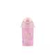 Trinkbecher mit Silikon-Trinkhalm und Trageband 450 ml Music Fest Pink - KikkaBoo 31302030081KB