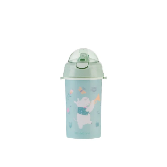 Trinkbecher mit Silikon-Trinkhalm und Trageband 450 ml Music Fest Mint Trinkbecher mit Silikon-Trinkhalm und Trageband 450 ml Music Fest Mint - KikkaBoo 31302030082KB