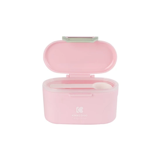 Milchpulverbehälter mit Dosierlöffel 130g Pink - KikkaBoo 31302040059KB