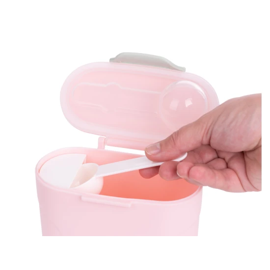 Milchpulverbehälter mit Dosierlöffel 130g Pink - KikkaBoo 31302040059KB