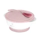 Schale mit Saugnapf, Deckel und Löffel mit Temperatursensor Pink Schale mit Saugnapf, Deckel und Löffel mit Temperatursensor Pink - KikkaBoo 31302040076KB