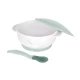 Schale mit Saugnapf, Deckel und Löffel mit Temperatursensor Mint - KikkaBoo 31302040077KB