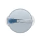 Schale mit Saugnapf, Deckel und Löffel mit Temperatursensor Blue Schale mit Saugnapf, Deckel und Löffel mit Temperatursensor Blue - KikkaBoo 31302040126KB