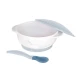 Schale mit Saugnapf, Deckel und Löffel mit Temperatursensor Blue Schale mit Saugnapf, Deckel und Löffel mit Temperatursensor Blue - KikkaBoo 31302040126KB