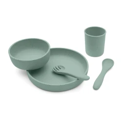 Ess-Set 5-teilig Platinum Silicone Sage