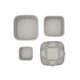 Snackbox-Set 3-teilig Platinum Silicone Sand - KikkaBoo 31302050010KB