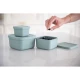 Snackbox-Set 3-teilig Platinum Silicone Sand - KikkaBoo 31302050010KB