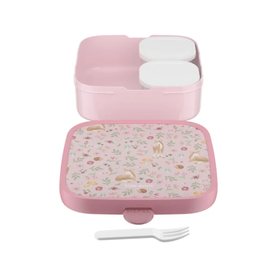 Snackbox mit Fächern und Gabel - Fairy Garden Kollektion