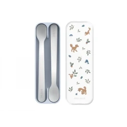 Löffel 2 Stück mit Forest Friends Etui
