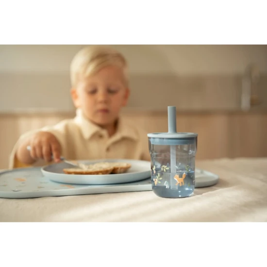 Essen ohne Unfälle - Little Dutch Tablett mit Antirutschmatte