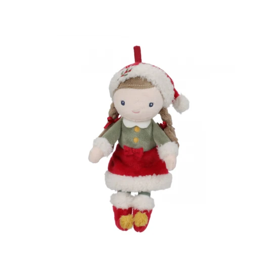 Weihnachtsplüschdekorationen Rosa