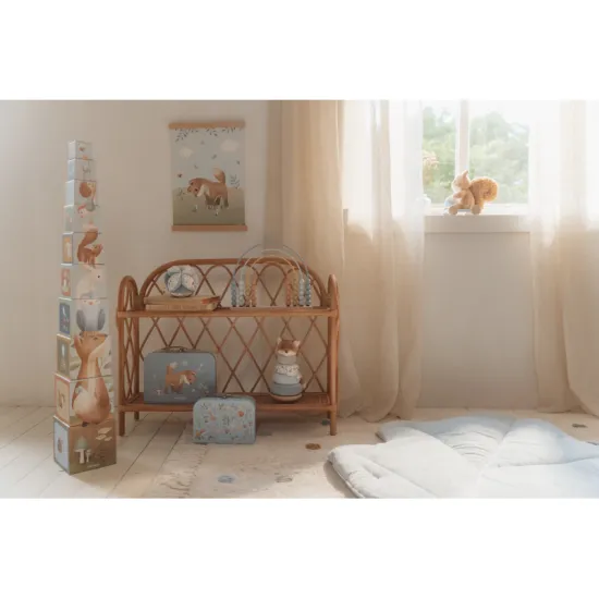 Kinderkoffer Forest Friends mit Aufdruck von Waldmotiven