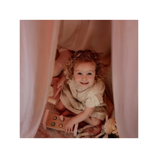 Betthimmel Musselin 250 cm Pure Blossom