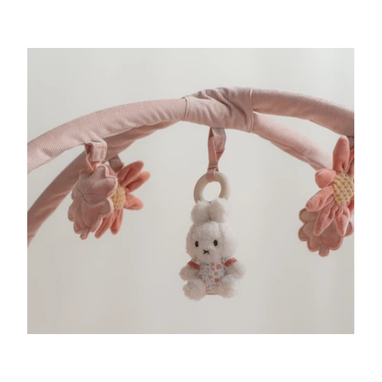 Lucky Blossom Spieldecke mit Trapez und abnehmbaren Miffy-Spielzeugen