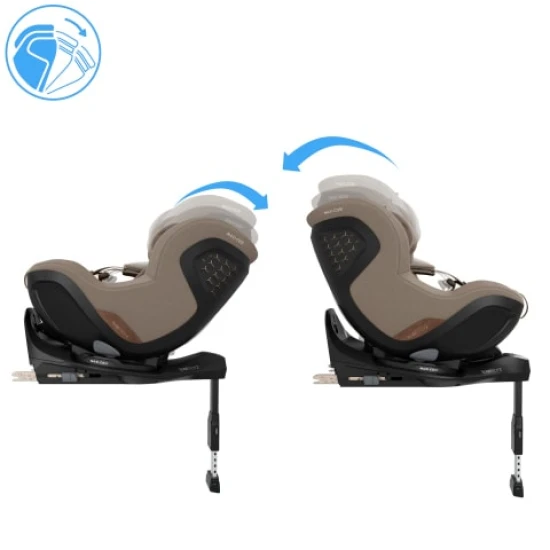 Maxi-Cosi Mica Slide Pro Autositz Authentic Truffle