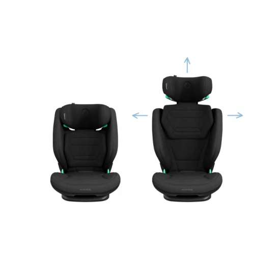 Maxi-Cosi RodiFix Pro 2 i-Size Autositz Authentic Black Maxi-Cosi RodiFix Pro 2 sicherer Autositz mit patentiertem AirProtect-Schutz