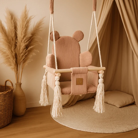 Indoor-Schaukel für Kinder Bear Swing Aesthetic Indoor-Schaukel für Kinder Bear Swing Aesthetic – MeowBaby AHBSB01