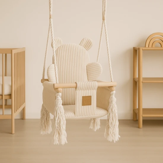 Indoor-Schaukel für Kinder Bear Swing Aesthetic Indoor-Schaukel für Kinder Bear Swing Aesthetic – MeowBaby AHBSB01