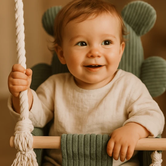 Indoor-Schaukel für Kinder Bear Swing Aesthetic Indoor-Schaukel für Kinder Bear Swing Aesthetic – MeowBaby AHBSB01