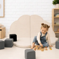 Wolken-Spielmatte aus Schaumstoff für Kinder 160×160 cm Aesthetic Wolken-Spielmatte aus Schaumstoff für Kinder 160×160 cm Aesthetic
