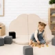 Wolken-Spielmatte aus Schaumstoff für Kinder 160×160 cm Aesthetic Wolken-Spielmatte aus Schaumstoff für Kinder 160×160 cm Aesthetic – MeowBaby MATA099
