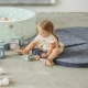 Wolken-Spielmatte aus Schaumstoff für Kinder 160×160 cm Velvet – MeowBaby MATA018