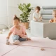 Wolken-Spielmatte aus Schaumstoff für Kinder 160×160 cm Velvet – MeowBaby MATA018