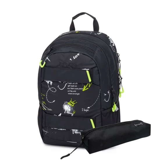Schulrucksack mit Etui OXY Sport Graffiti – Oxybag 1-49125E