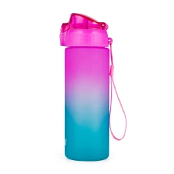 Trinkflasche OXY CLiCK 600 ml Ombre Blue-pink