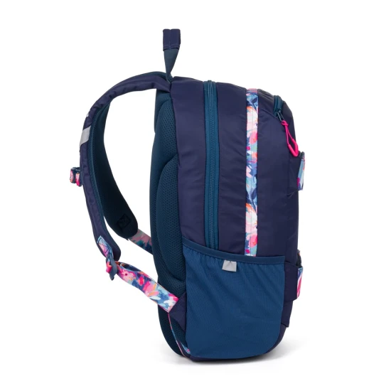Schulrucksack mit Etui OXY Sport Flowers Blue – Oxybag 8-39725E