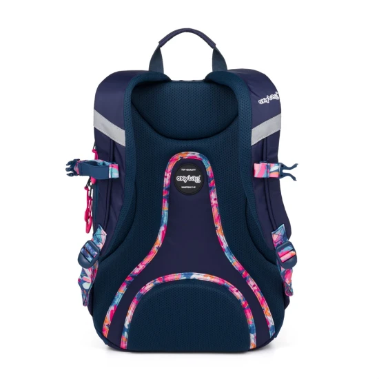 Schulrucksack mit Etui OXY Sport Flowers Blue – Oxybag 8-39725E