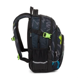 Schulrucksack OXY SCOOLER Graffiti Blue