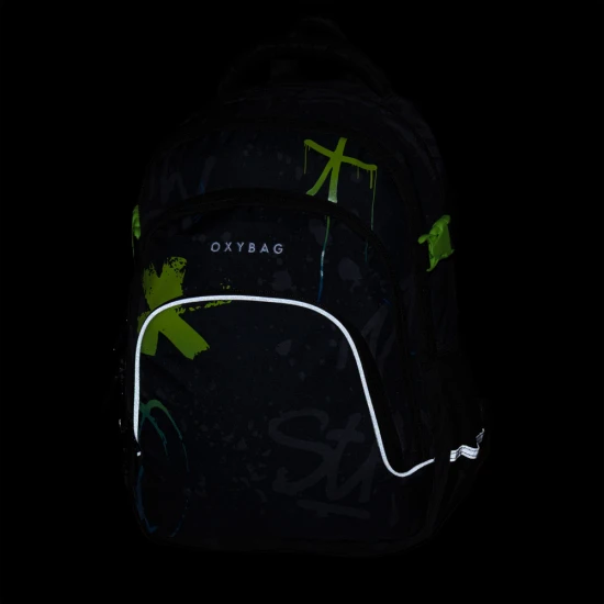 Schulrucksack OXY SCOOLER Graffiti Blue – Oxybag 8-46226