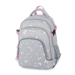 Schulrucksack OXY SCOOLER Grey geometric