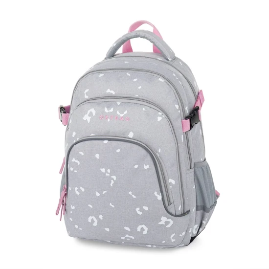 Schulrucksack OXY SCOOLER Grey geometric – Oxybag 9-13626