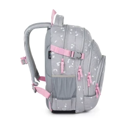 Schulrucksack OXY SCOOLER Grey geometric