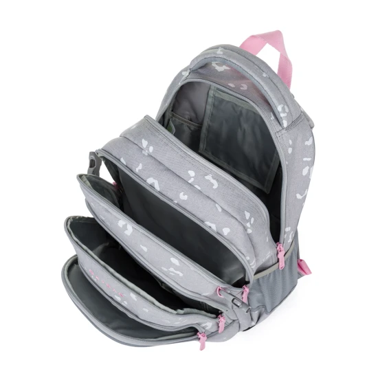 Schulrucksack OXY SCOOLER Grey geometric – Oxybag 9-13626