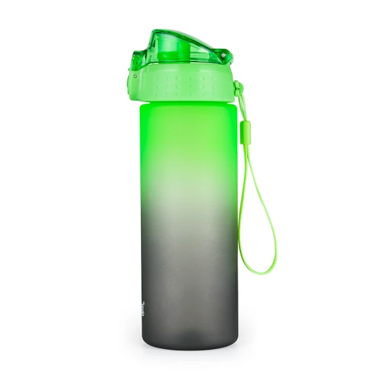 Trinkflasche OXY CLiCK 600 ml Ombre Black-green – Oxybag 9-19224