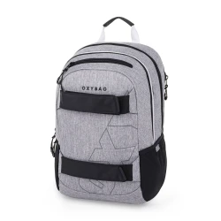 Schulrucksack mit Etui OXY Sport Grey Melange