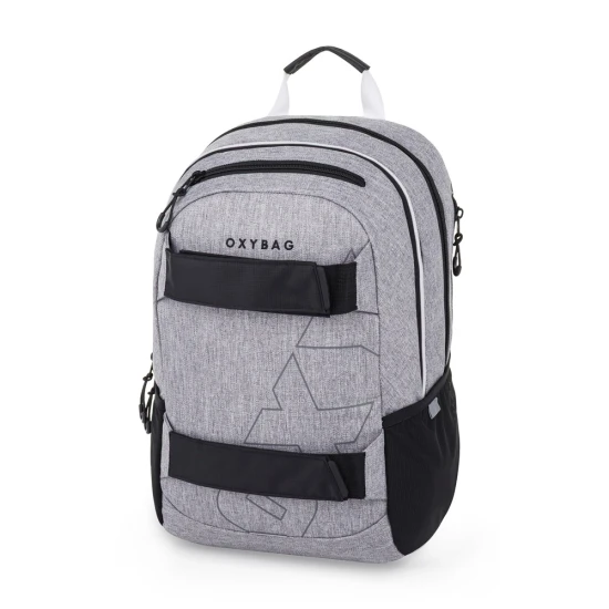 Schulrucksack mit Etui OXY Sport Grey Melange – Oxybag 9-23226E