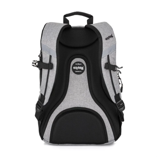 Schulrucksack mit Etui OXY Sport Grey Melange – Oxybag 9-23226E