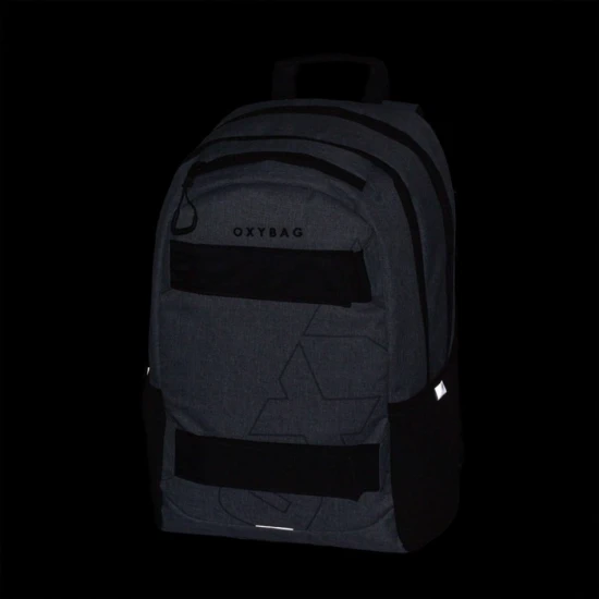 Schulrucksack mit Etui OXY Sport Grey Melange – Oxybag 9-23226E