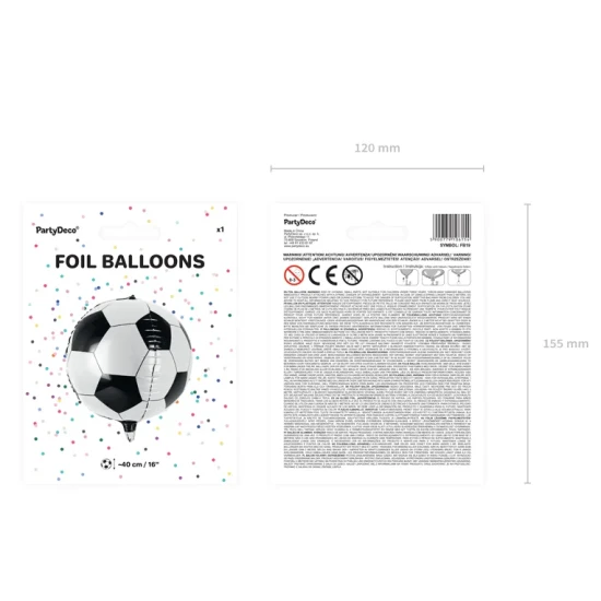 Ein Fußballballon eignet sich hervorragend für eine Geburtstagsparty.