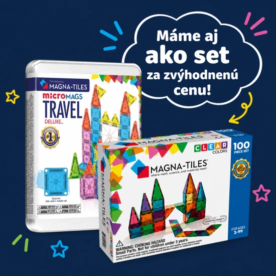 Original 100-teiliger Magnetbausatz MAGNA-TILES